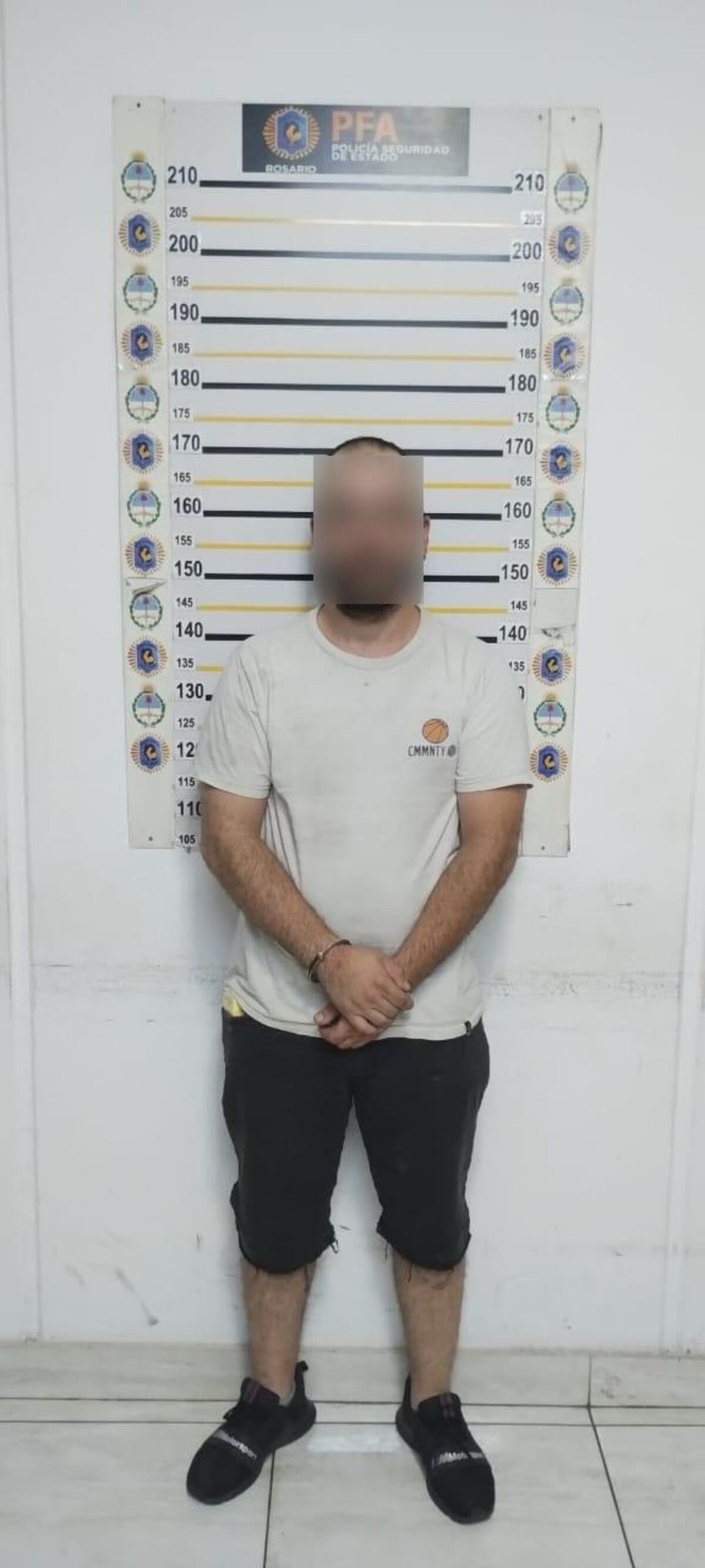Operativo con tres detenidos en Rosario. (Ministerio de Seguridad de la Nación)