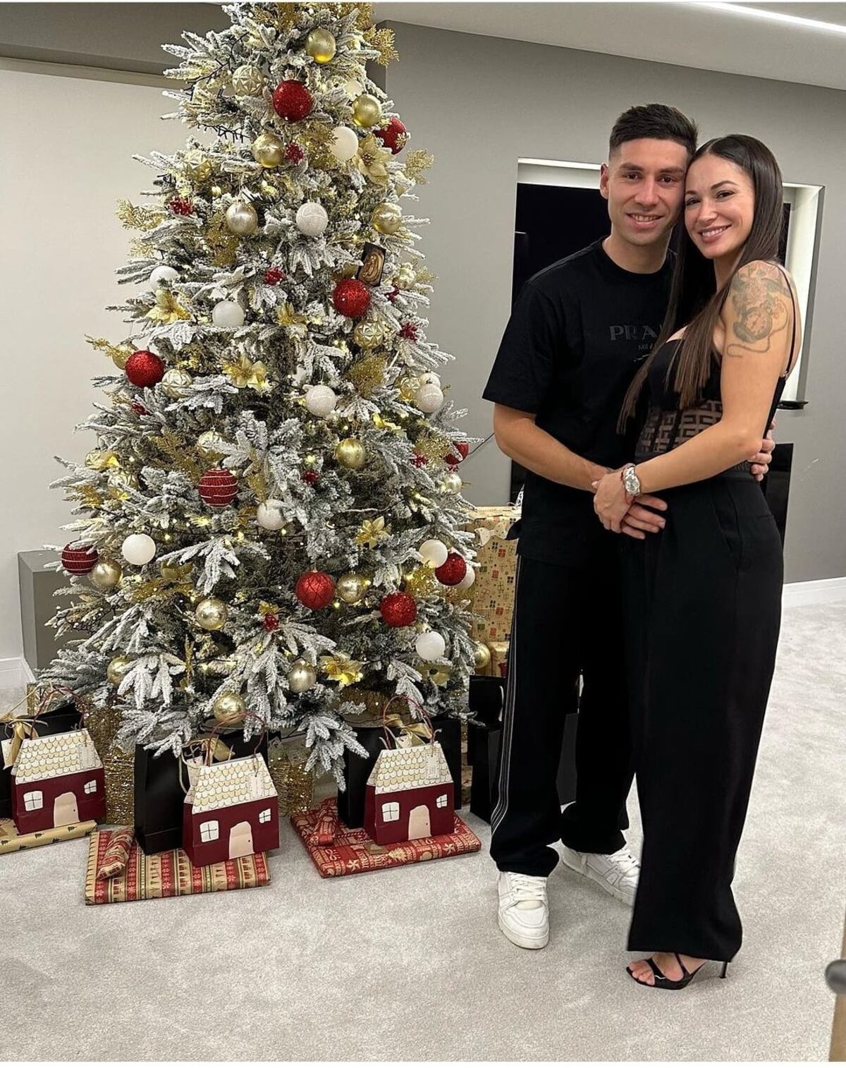 Los looks de la "Scaloneta" para recibir la Navidad. (Fotos de Instagram)