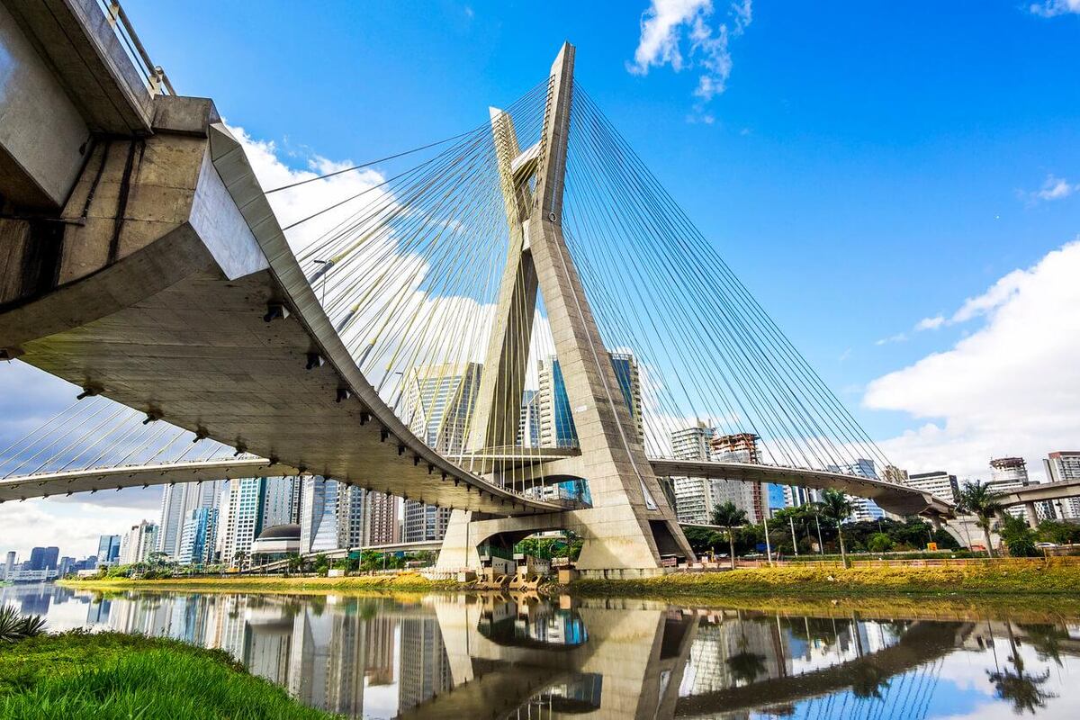 Los puentes más raros del mundo, que merecen una visita: Estaiada Octavio Frías. (Foto: Viajes Carrefour)