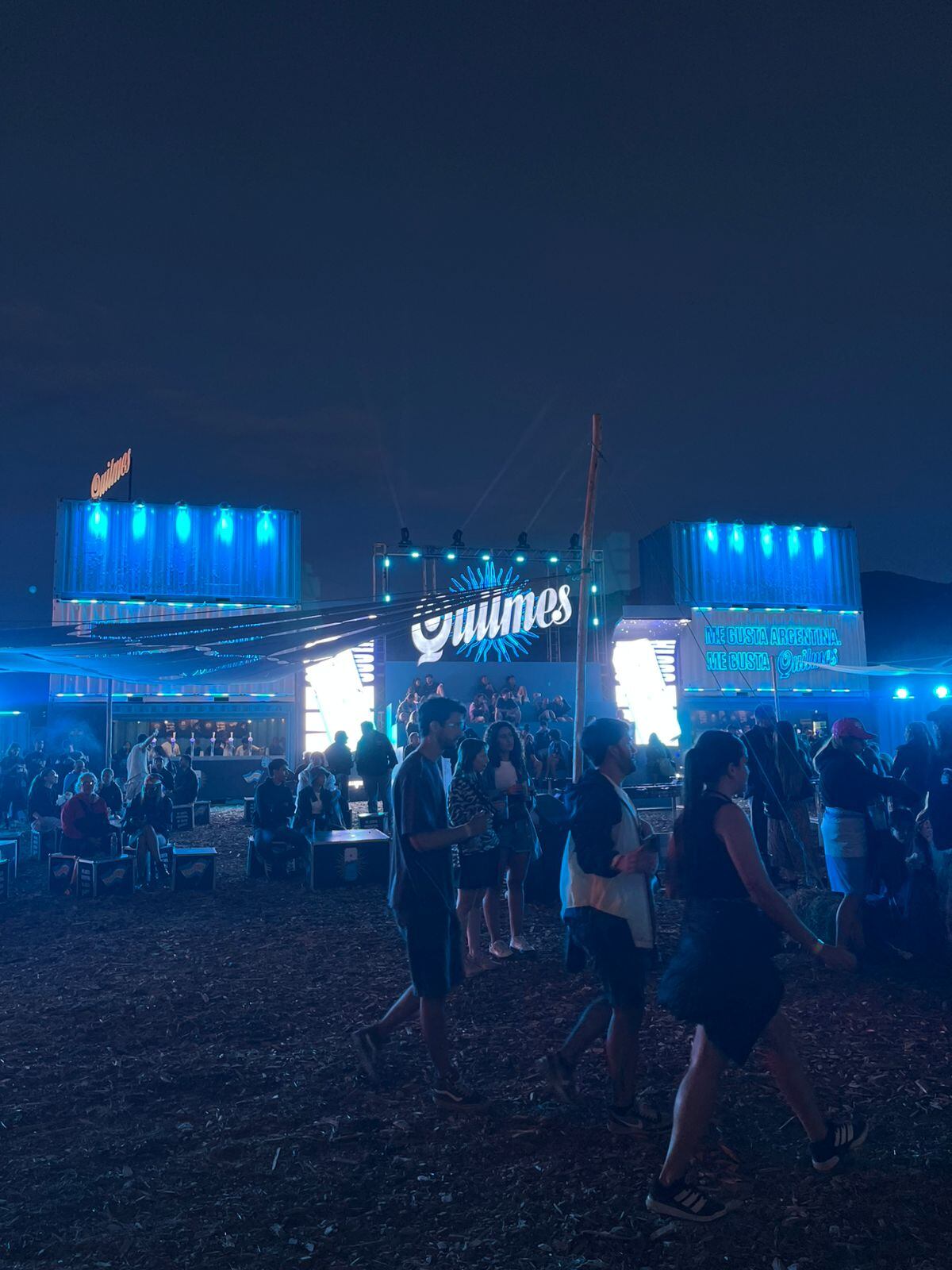 Quilmes. El espacio dentro del festival.