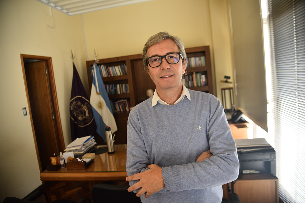 Jhon Boretto, rector de la Universidad Nacional de Córdoba. (Pedro Castillo / La Voz)