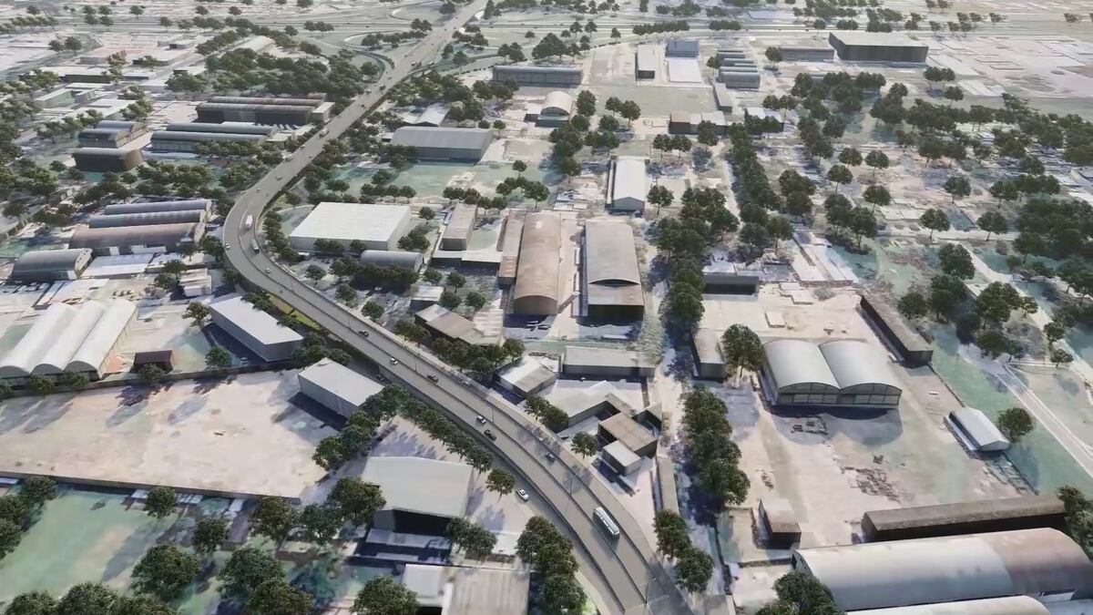 Imágenes de cómo quedará el viaducto de 600 metros y tres rotondas, que se extenderá por avenida Vélez Sarsfield, desde Circunvalación hasta Posadas (Gobierno de Córdoba).