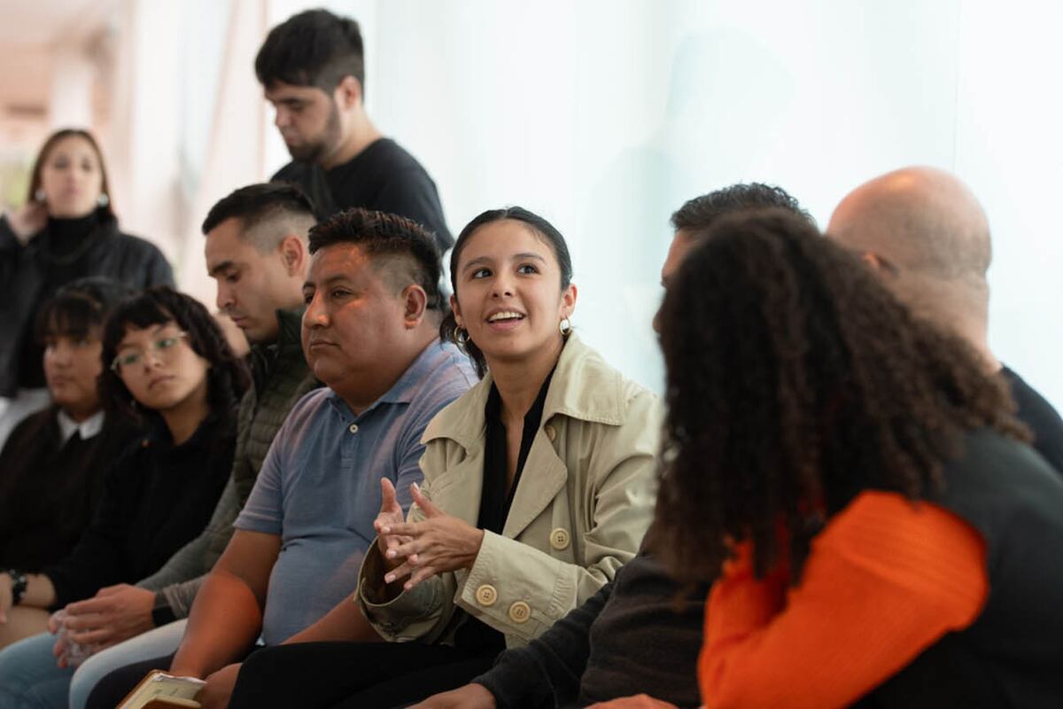 Encuentro de jóvenes migrantes.