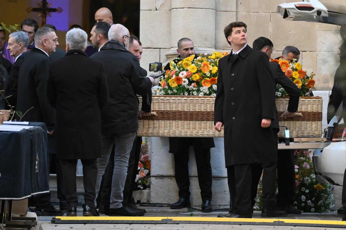 Imágenes del funeral de Brigitte Bardot en Saint-Tropez. (AP)
