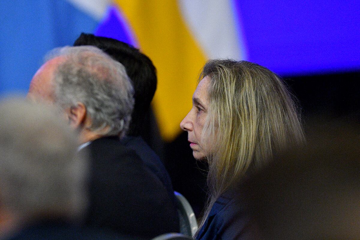 Karina Milei en el 125° aniversario de la Bolsa de Comercio de Córdoba. (Pedro Castillo / La Voz)