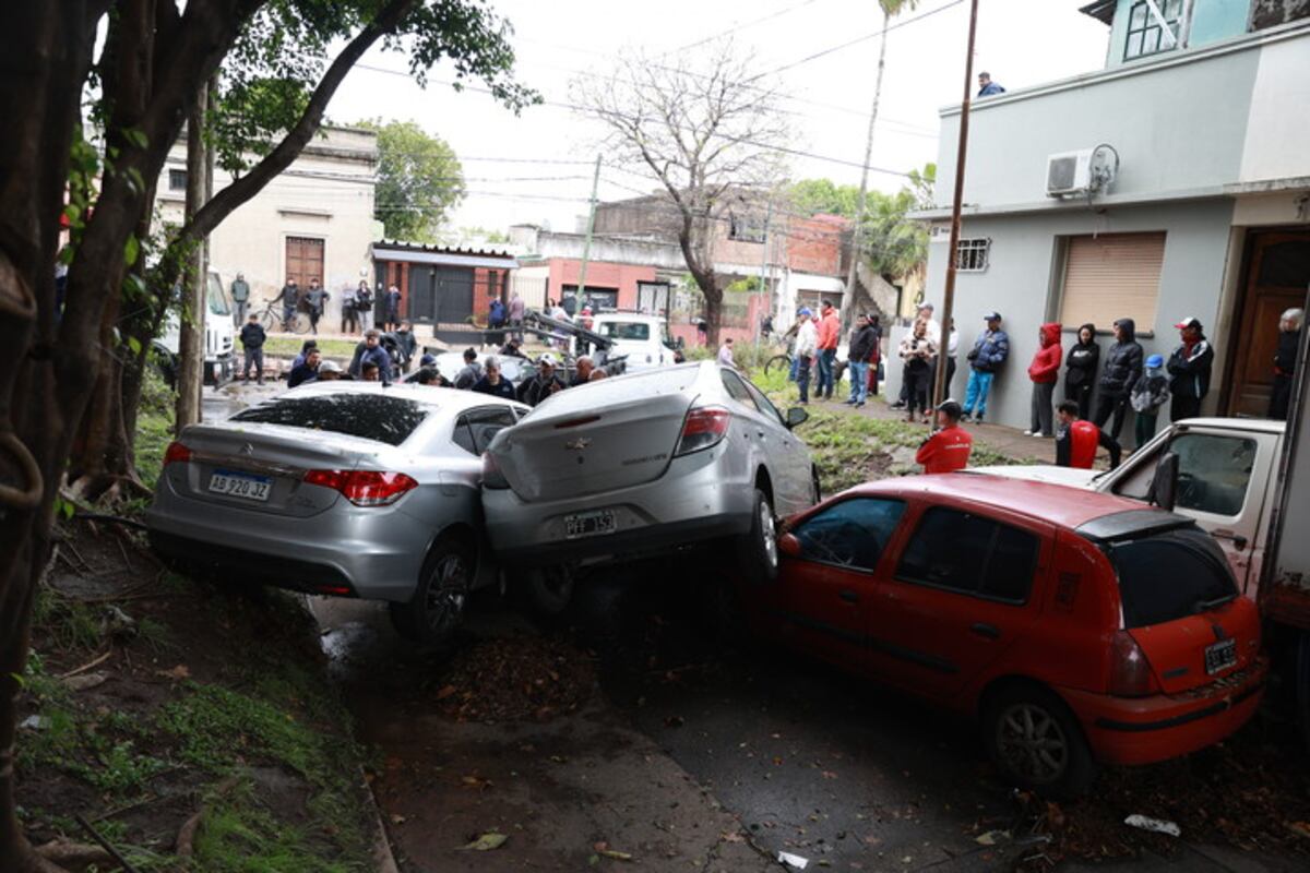 Diluvio en Buenso aires: Villa Maipú, partido de San Martín. (Gentileza)