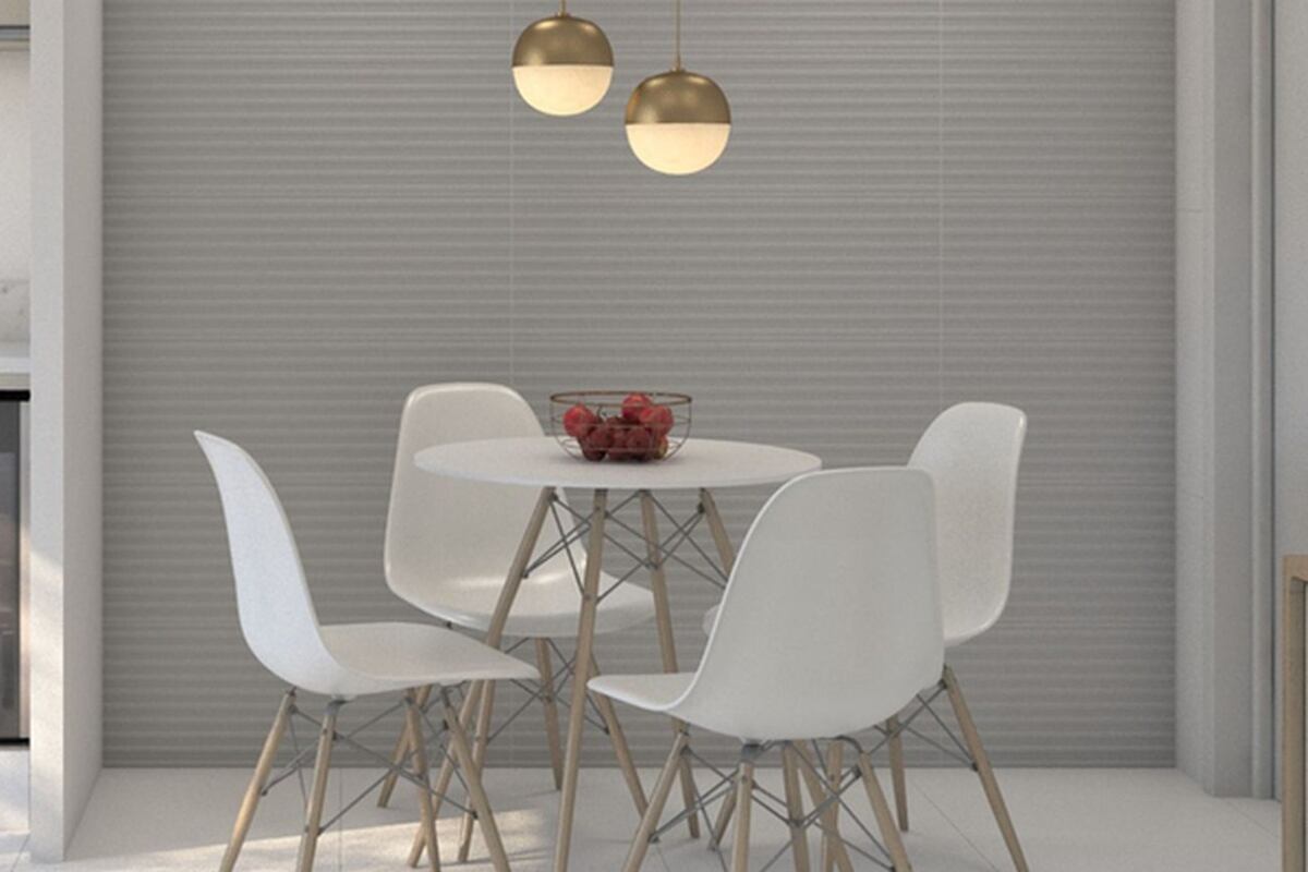 Portobello Ris Ripiado, le otorga calidez, claridad, sobriedad y carácter a los ambientes.