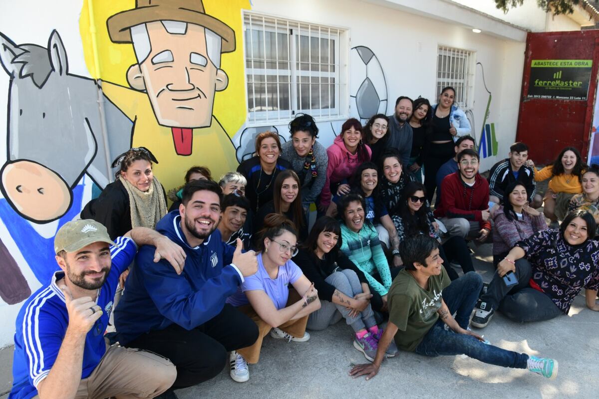 Jóvenes en proceso de recuperación de adicciones. (Ramiro Pereyra /La Voz)