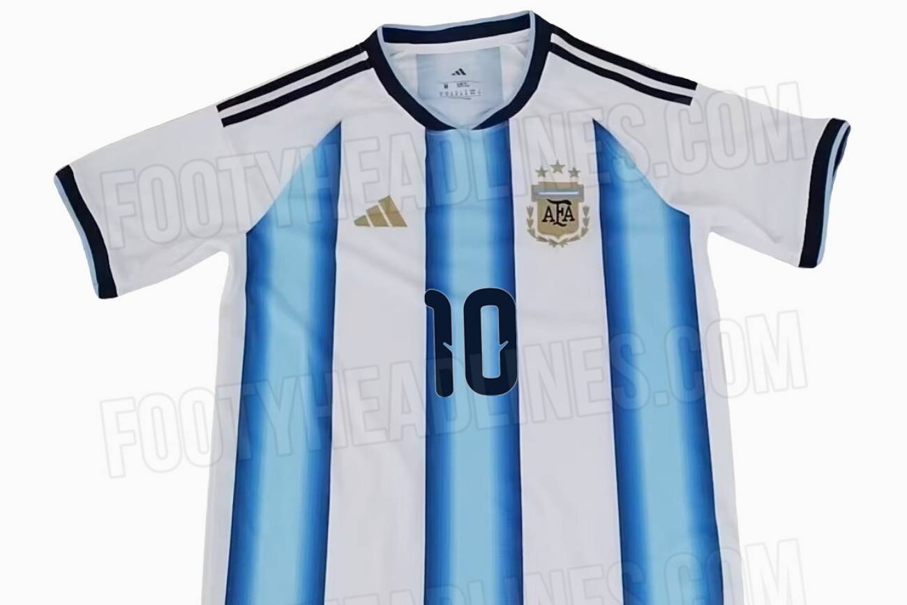 La nueva camiseta de Argentina para 2026 (Footy Headlines)