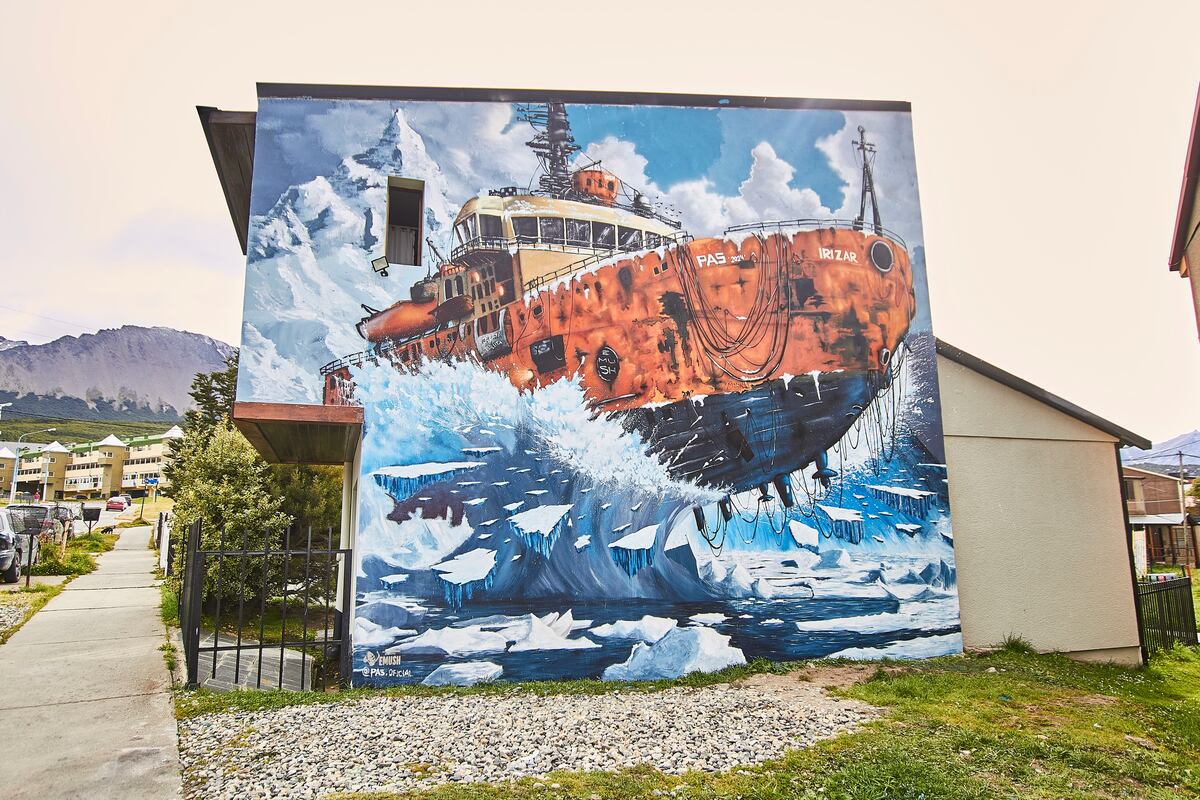 La obra del artista brasilero en conmemoración a los 120 años de presencia argentina en la Antártida.