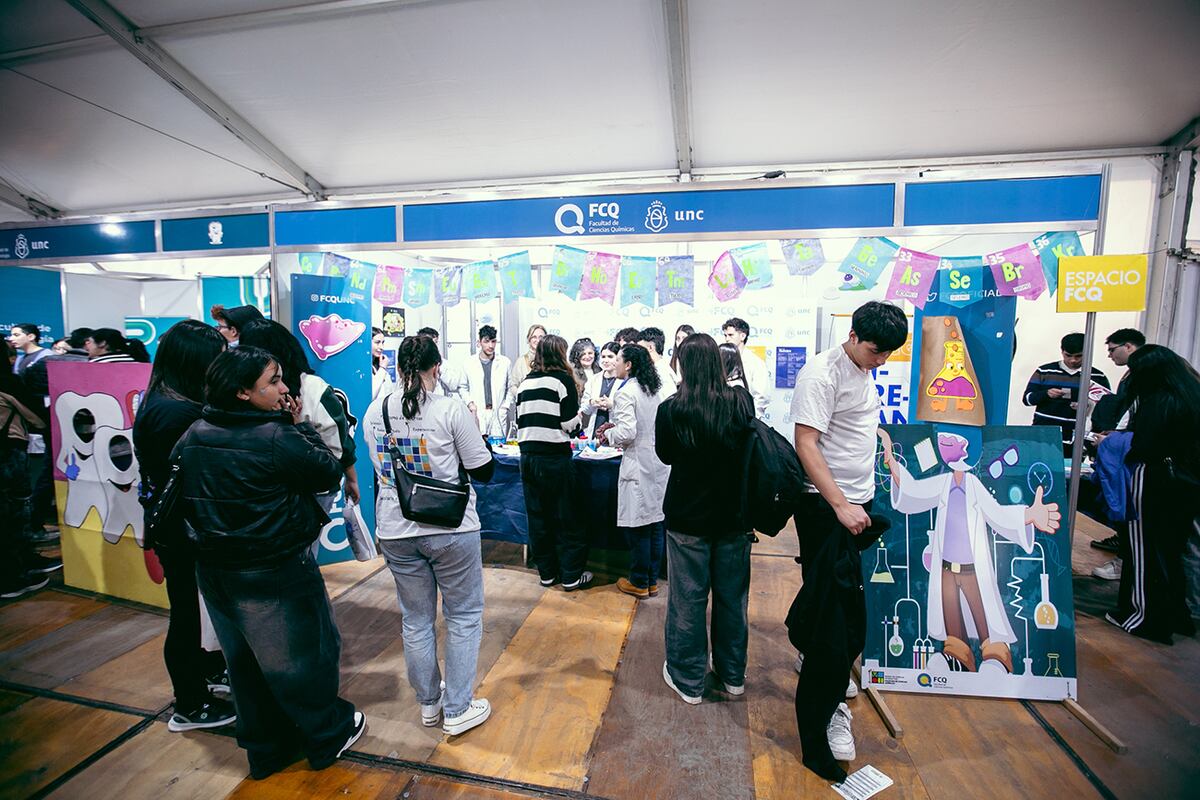 Muestra de Carreras de la UNC, Ciudad Universitaria. (Prensa)