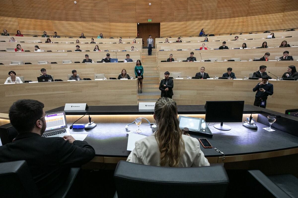 El Organismo Internacional de la Juventud presente en la simulación de MUNASUR de la Legislatura