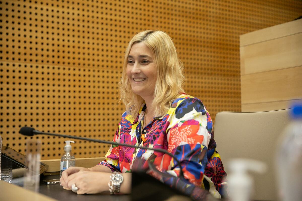 En contra. La legisladora Mariana Caserio, hija del senador Carlos Caserio, se pronunció en contra del juego online. (La Voz / Archivo)