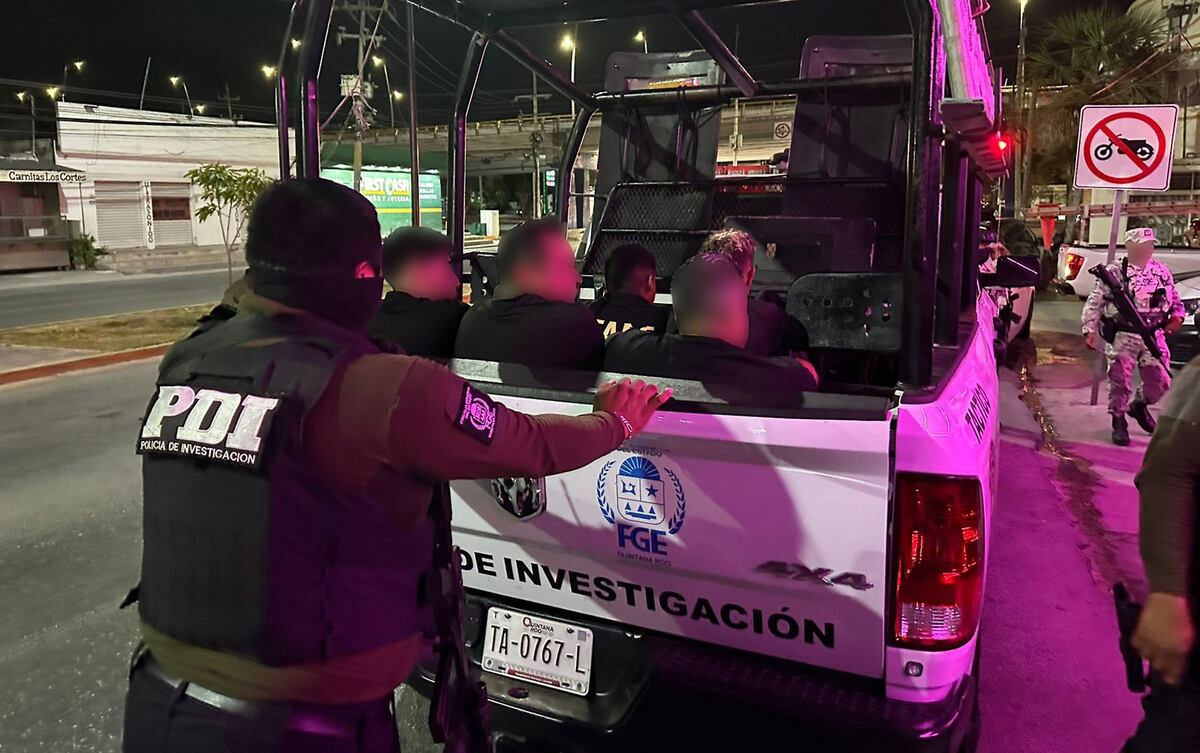 Autoridades mexicanas desarticularon una red de trata en Playa del Carmen. Entre las víctimas, había 15 argentinas, tres de ellas de Córdoba (Fiscalía General de Quintana Roo).