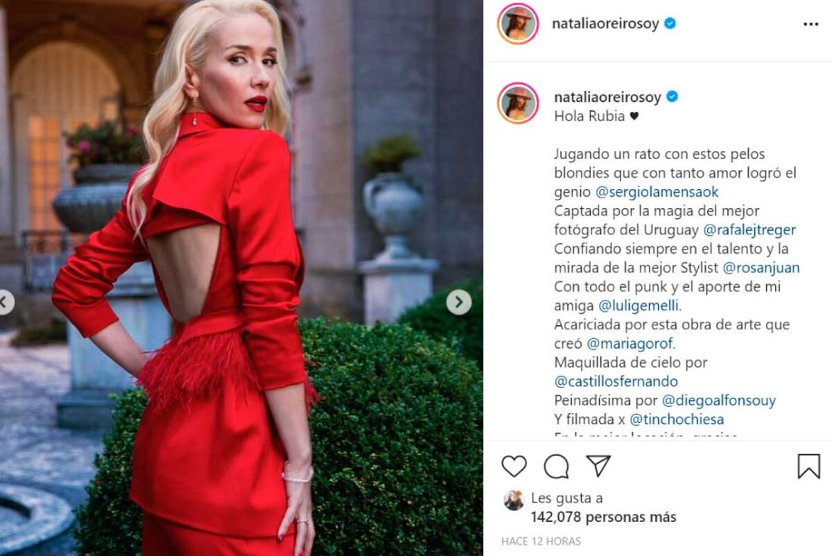 (Instagram Natalia Oreiro)