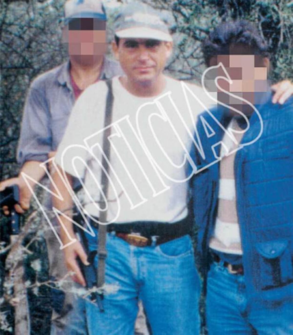 Stiuso en el operativo "Café Blanco", de 1995. (Archivo Revista Noticias)