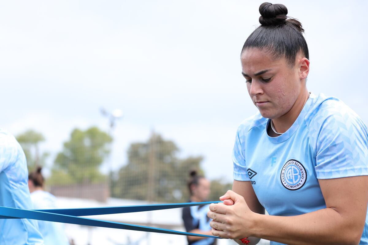 Fátima Barone, defensora uruguaya de Belgrano (Prensa Belgrano)