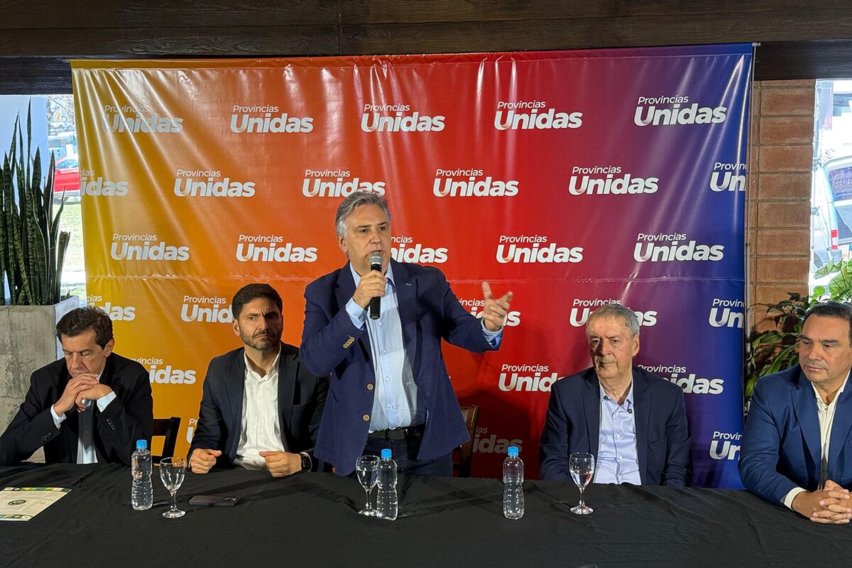 Río Cuarto. El 12 de septiembre pasado, Provincias Unidas realizó su primer cumbre en Río Cuarto. Después vino la de Puerto Madryn y el jueves en Jujuy. La próxima será en Buenos Aires. (Tomy Fragueiro / Archivo)