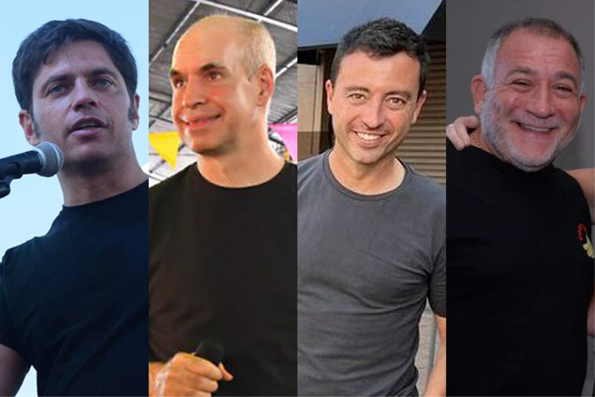 Uniforme moderno. El uso de la básica cundió entre los políticos argentinos y para algunos, como Rodríguez Larreta, es hasta un sello de identidad.