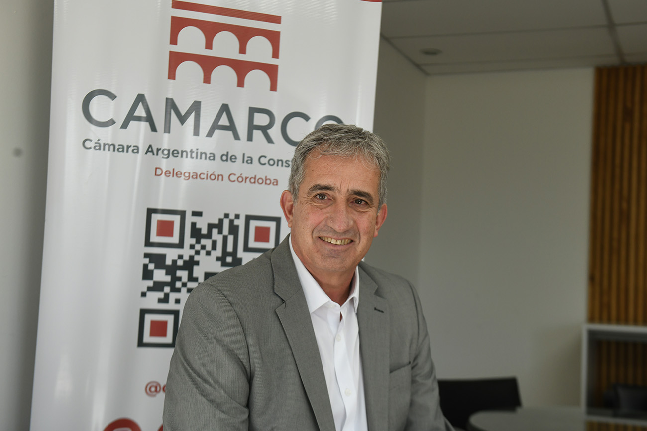 Desde finales del año pasado, Horacio Berra, está al frente de la Cámara Argentina de la Construcción, Delegación Córdoba. (Ramiro Pereyra / La Voz)