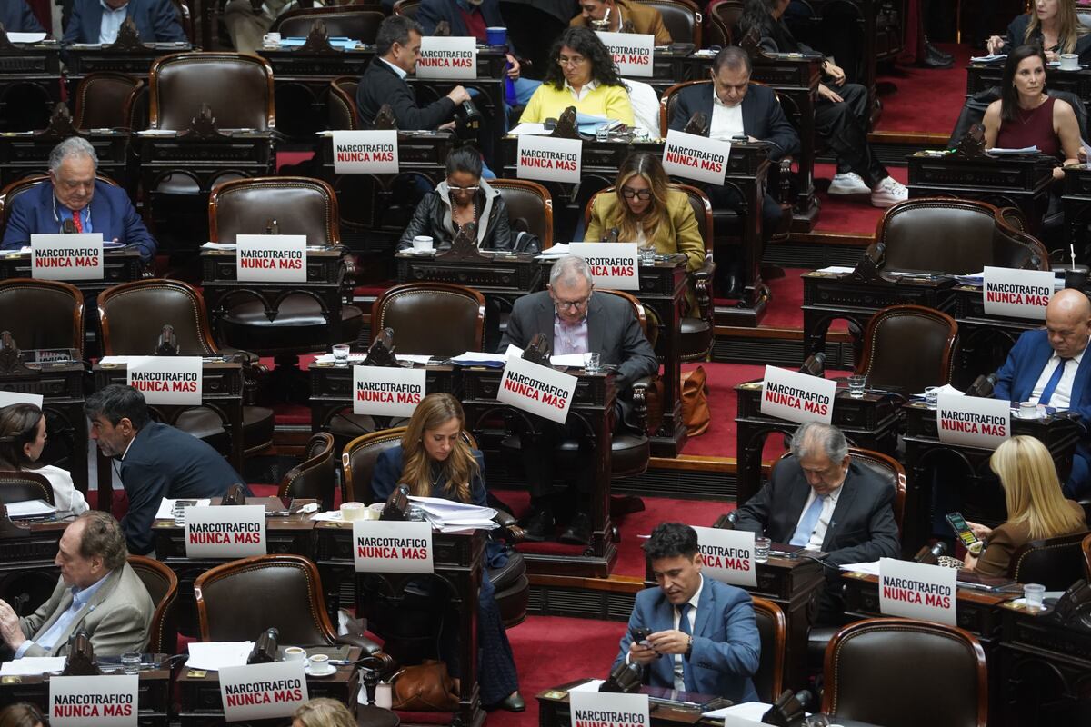 Debate en Diputados, este miércoles. (Clarín)
