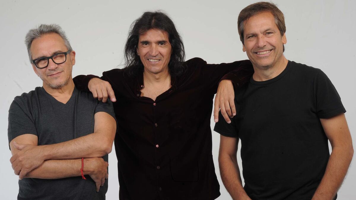 Marciano Cantero, Felipe Staiti, y Jota Morelli, Los Enanitos Verdes (Los Andes).