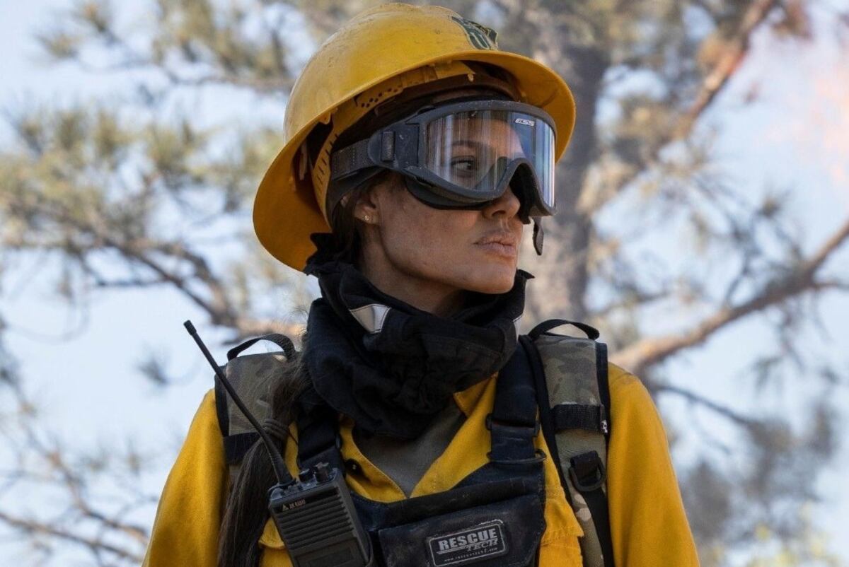 Angelina Jolie, en "Aquellos que desean mi muerte". (Foto: HBO)