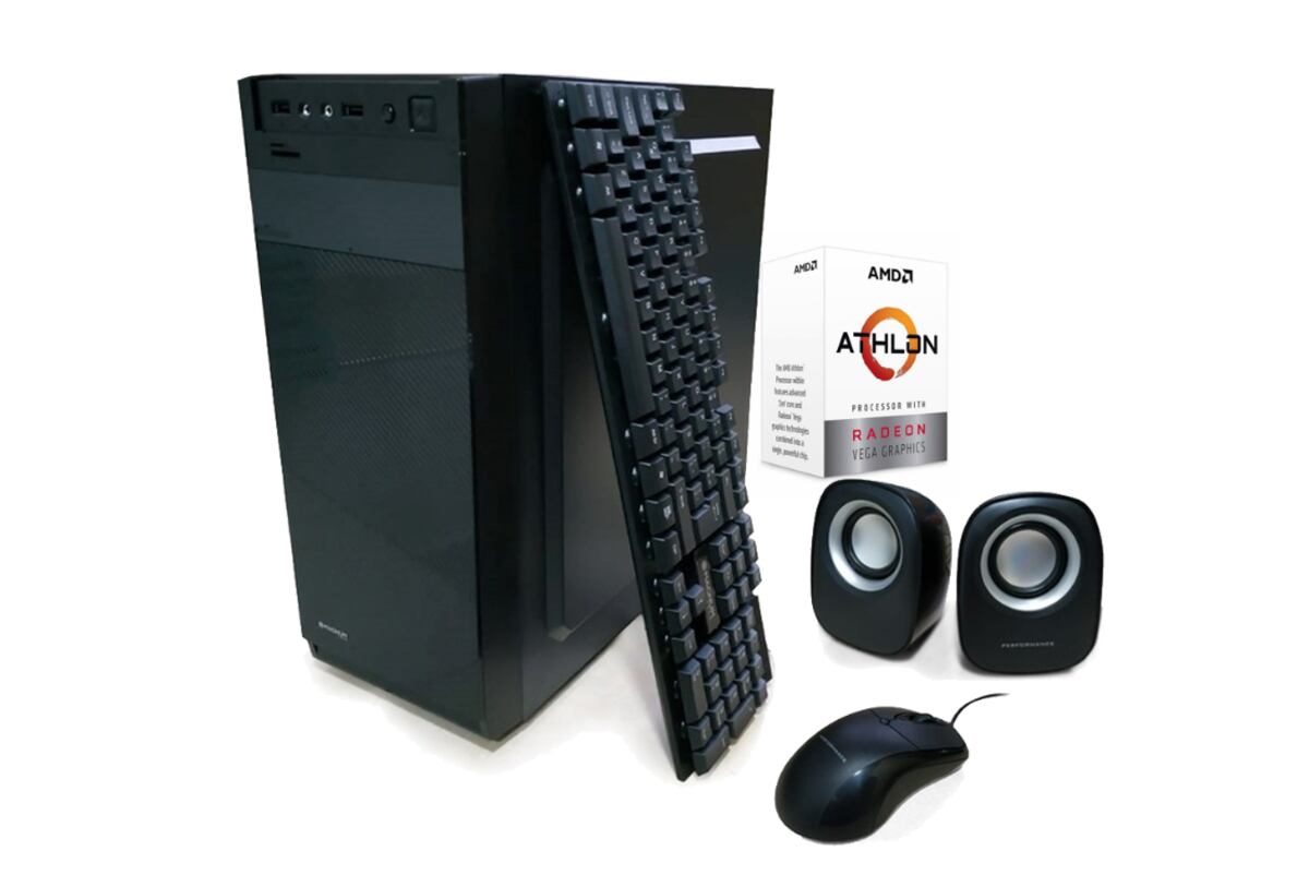 Pc Amd Athlon 3000g 8gb Ram 120ssd Kit Magnum Tech Mk835. (Foto: Smarts)