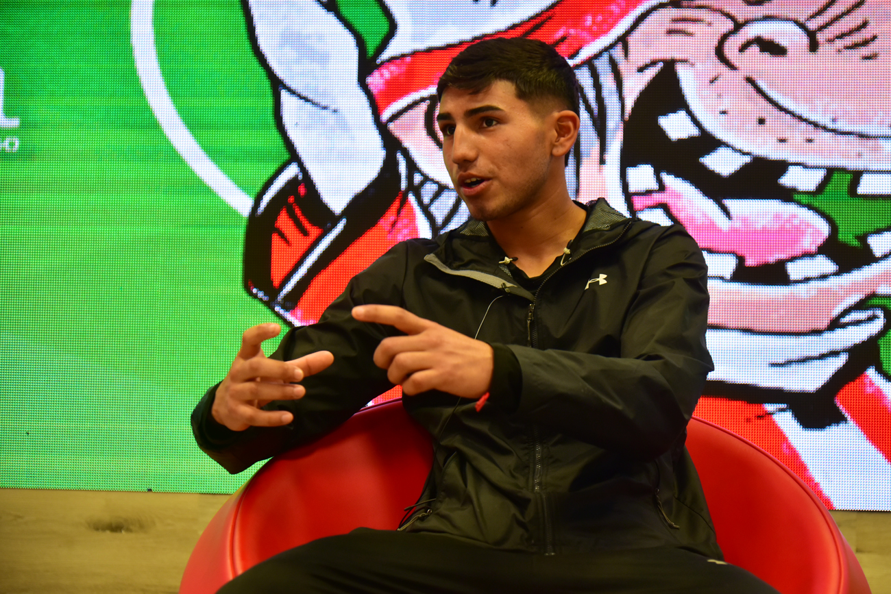 Agustín El Cata Páez, goleador de la reserva de Instituto. (Nicolás Bravo / La Voz)