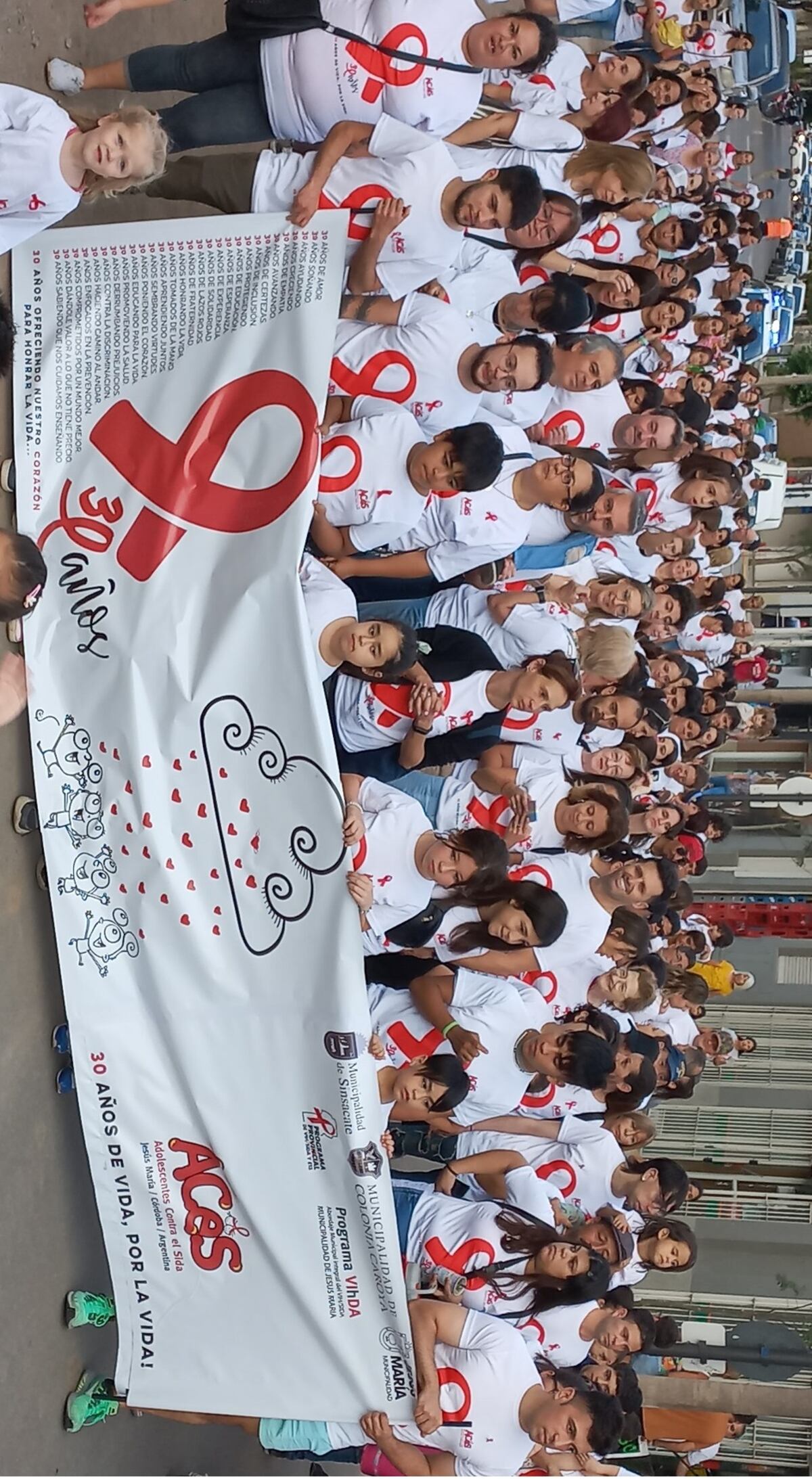 La marcha de las mil remeras por las calles de Jesús María: un hito de 30 años (La Voz)