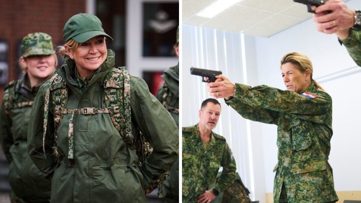 La reina Máxima sorprendió al aparecer con un look camuflado, lejos de la elegancia y glamour con el que siempre se muestra.