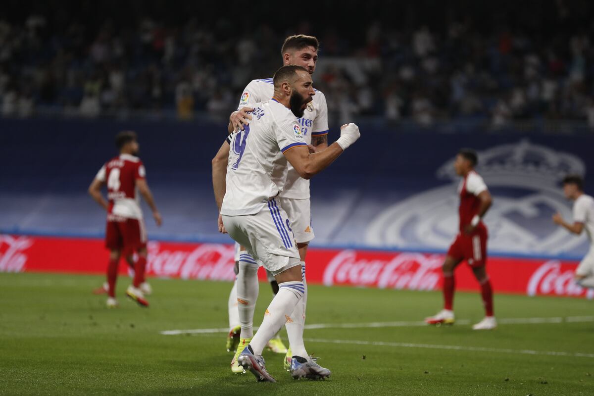 El Real Madrid apuesta a su goleador Karim Benzema como una gran carta de triunfo. (@realmadrid)