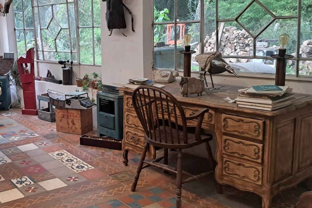 El estudio del escultor Matías Mischung (La Voz)