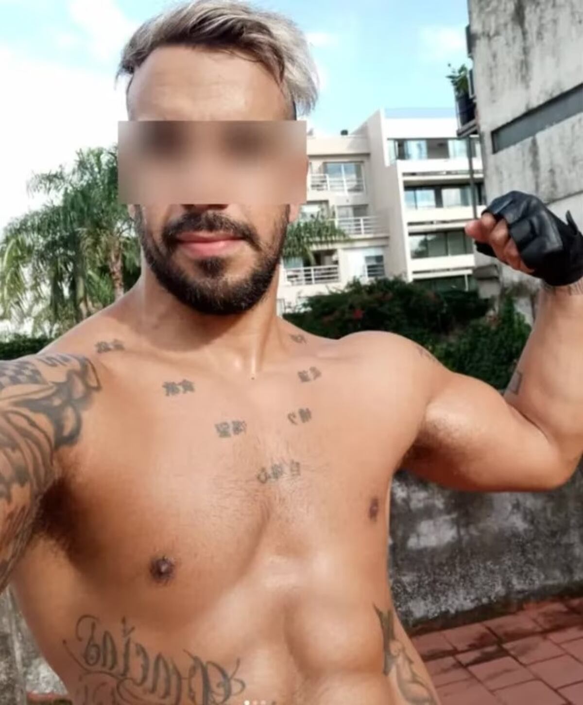 Julián Alberto Reina, el hombre detenido por intentar asesinar a su expareja en plena calle. (Gentileza)