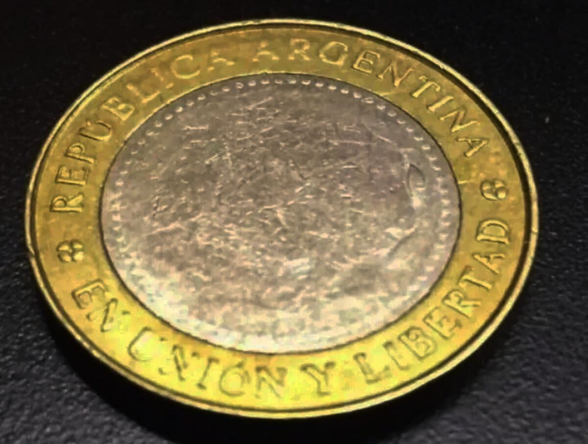 Moneda de $ 2 que es muy buscada por coleccionistas.