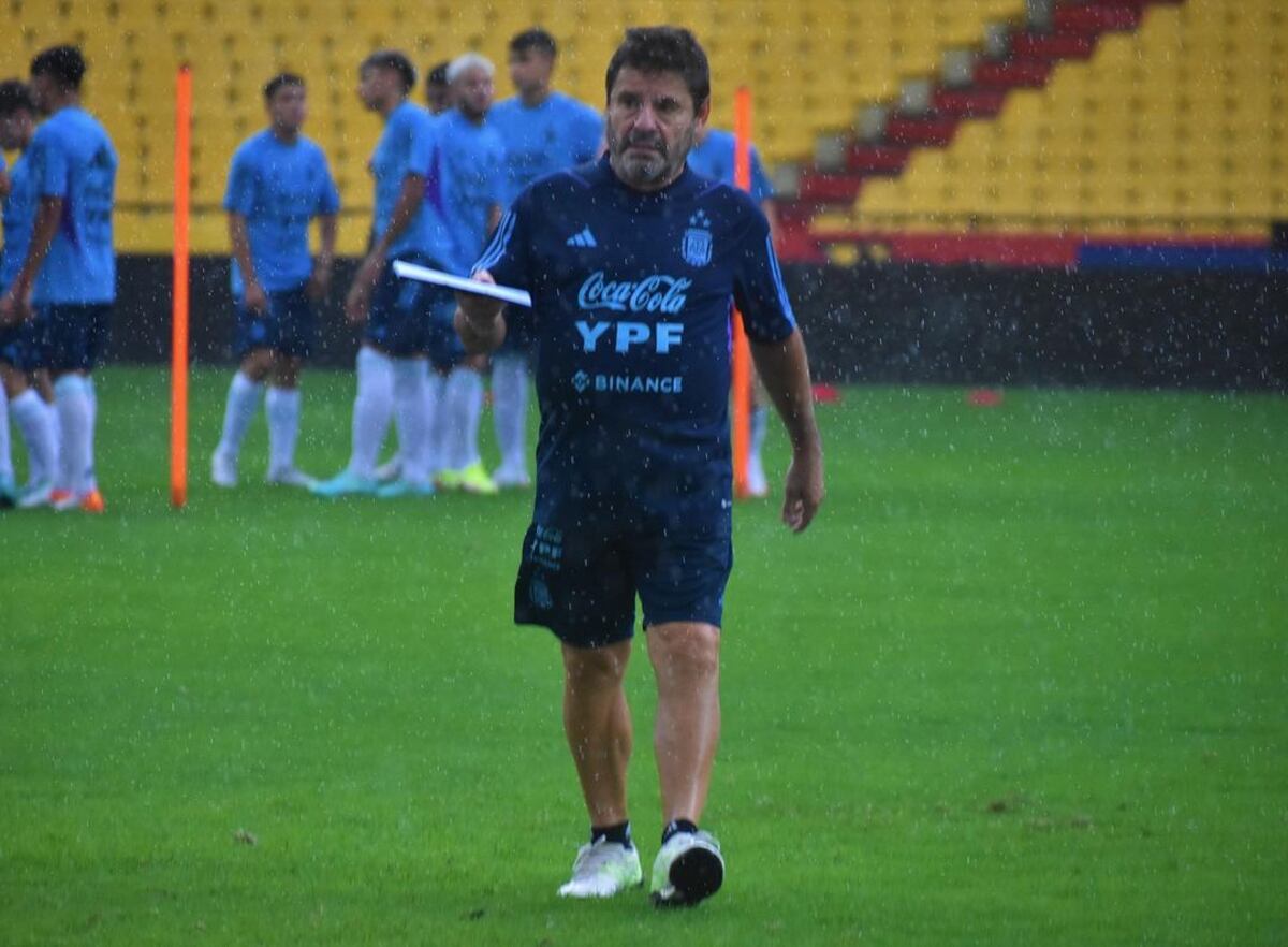 Adrián "Tino" Gallará, DT cordobés que forma parte de la estructura de selecciones nacionales. (Gentileza Prensa AFA).