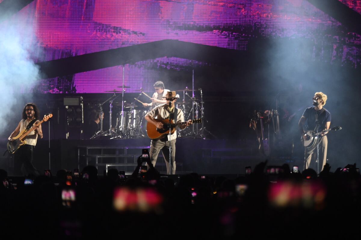Festival de Villa María 2026: Morat se presentó en el cierre de la 58º edición del Festival Internacional de Peñas en el Anfiteatro de Villa María. (Martín Llampallas / La Voz).