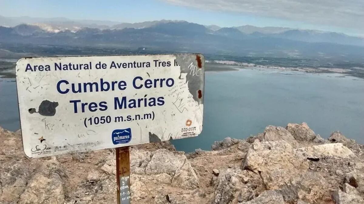 Cerro Tres Marías en San Juan. (Diario El Tiempo de San Juan)