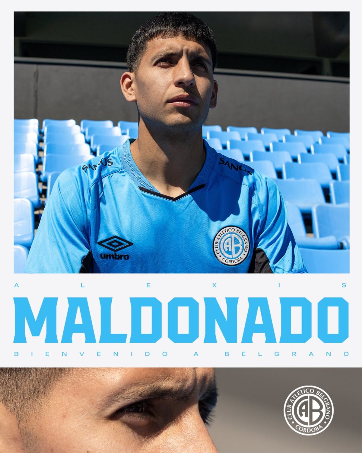 Alexis Maldonado, el último refuerzo de la "B" (Prensa Belgrano).