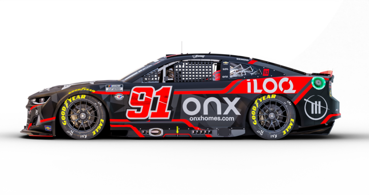 El voceto de cómo lucirá el auto de Raikkonen, el Chevrolet Camaro con el que correrá en el Nascar.