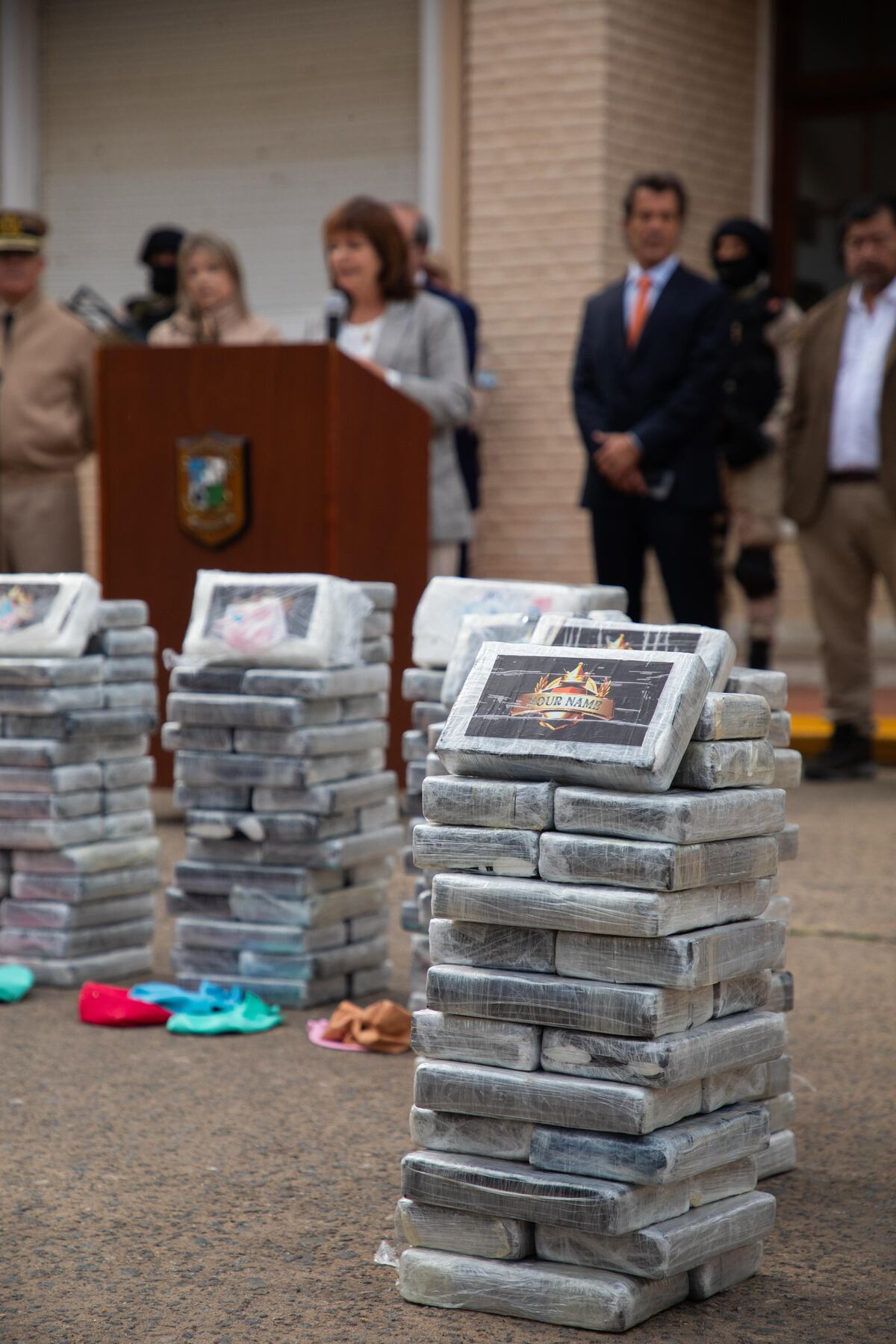 La cocaína secuestrada en Santa Fe. (Ministerio de Seguridad)
