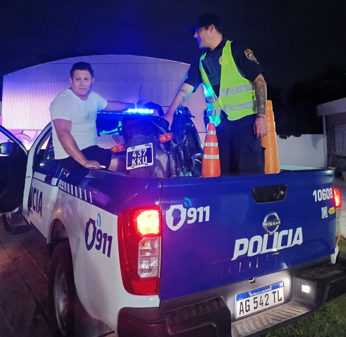 Luque. Operativos con incautaciones de motos con escapes libres.