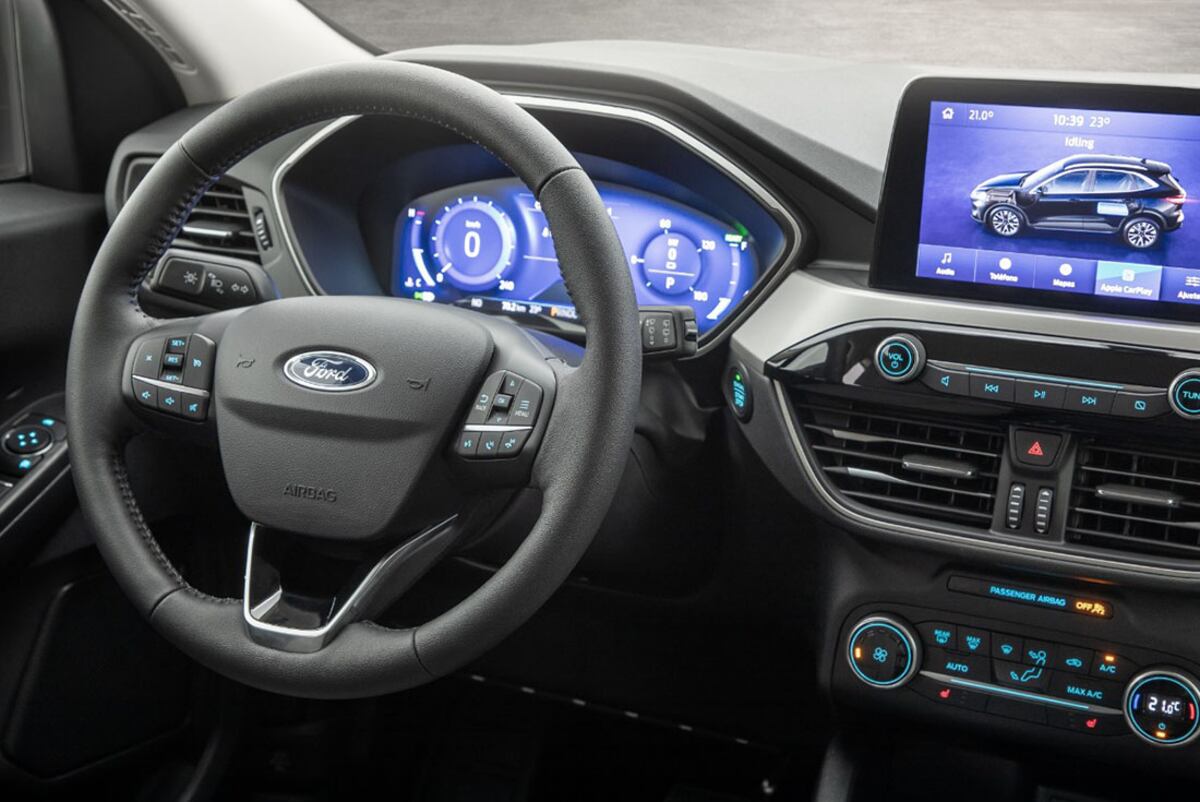 Interior Kuga Híbrida. (Foto: Mundo Maipú)