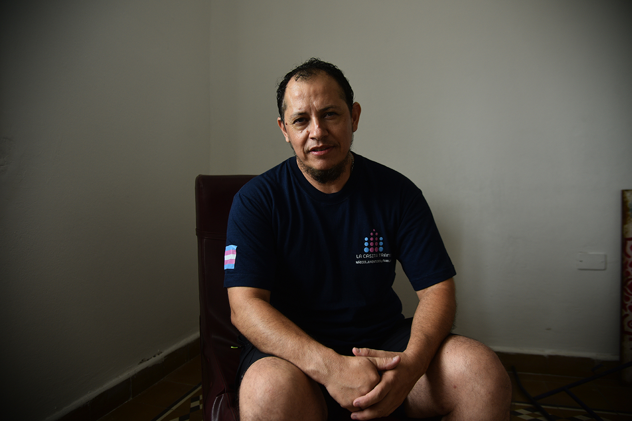 Santiago Merlo Fundador de la casita trans Nominado a personalidad cordobesa 2024  (Pedro Castillo / La Voz)