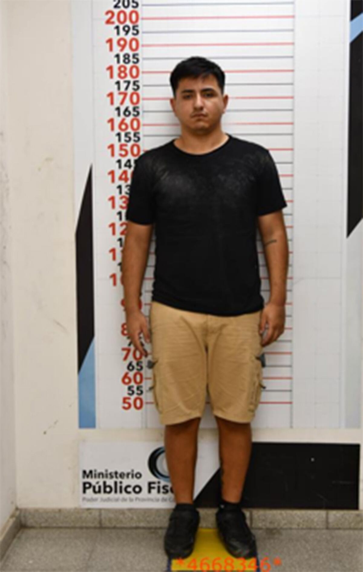 Condenado. Facundo Nahuel Núñez, detenido por evadir control policial y arrastrar a policía durante kilómetros. Este jueves lo condenaron. (Policía)