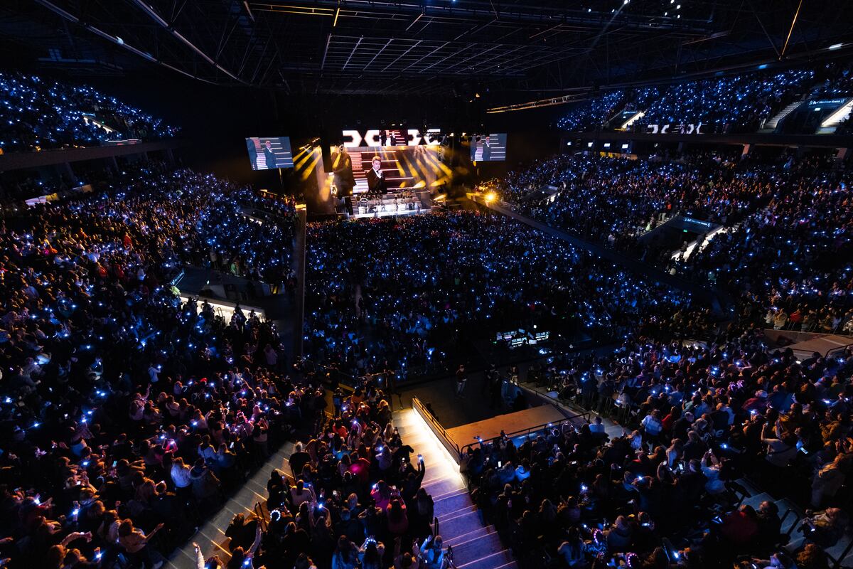 Luis Miguel se presentó en un Movistar Arena a toda capacidad. (Foto: Prensa Luis Miguel)
