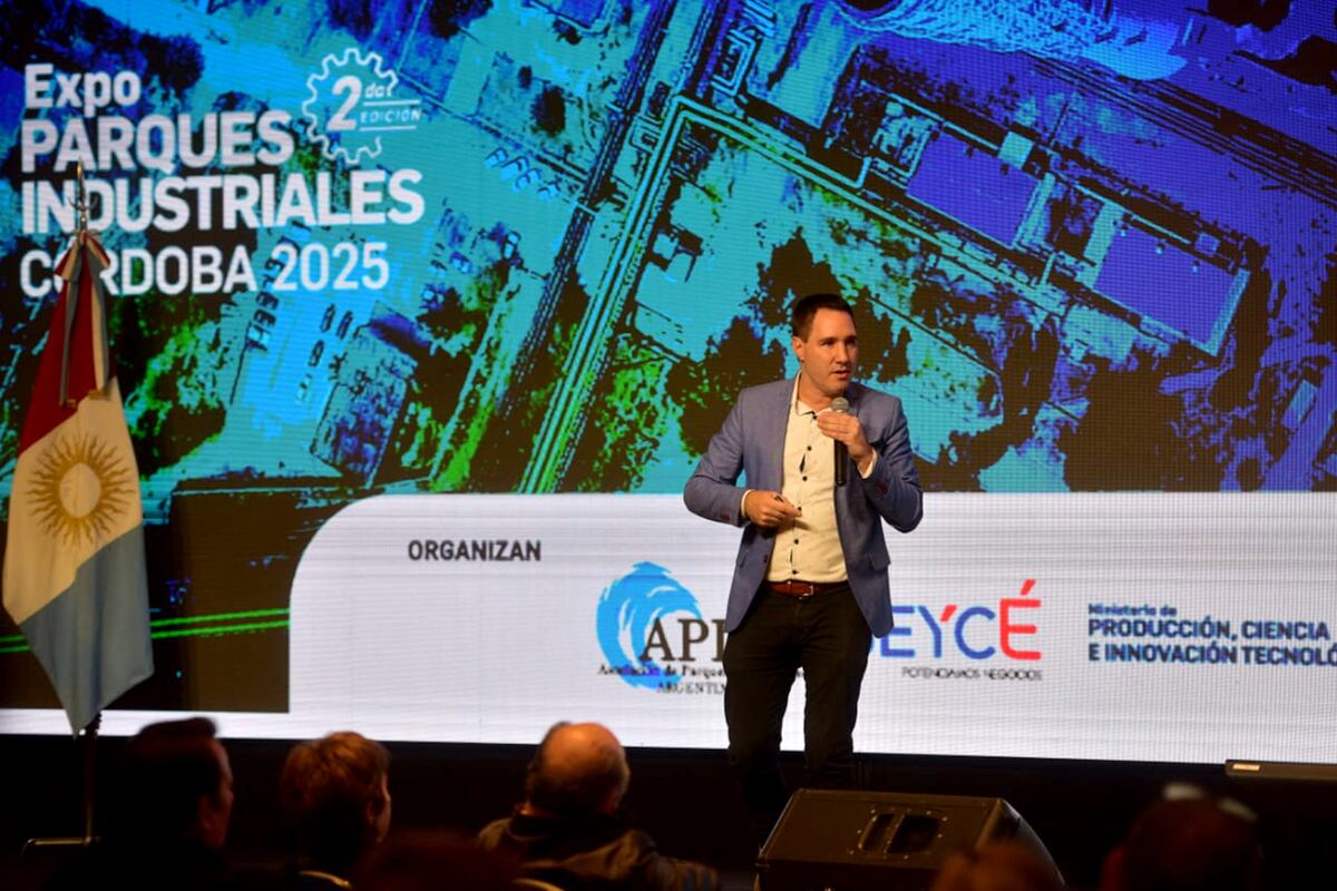 Expo Parques Industriales 2025. Conferencia del economista Damián Di Pace. (José Gabriel Hernández / La Voz)