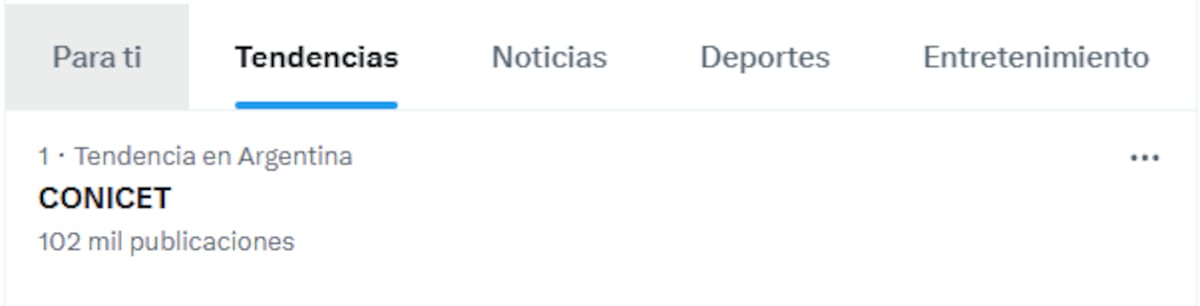 A días del furor del streaming submarino, la palabra Conicet se mantiene como tendencia #1 de Argentina en X.