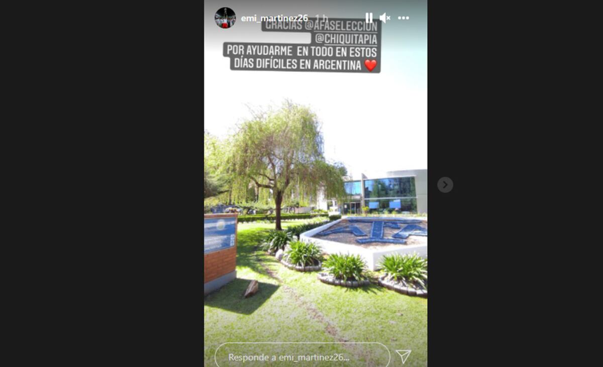 Martínez le agradeció a Tapia por el apoyo.