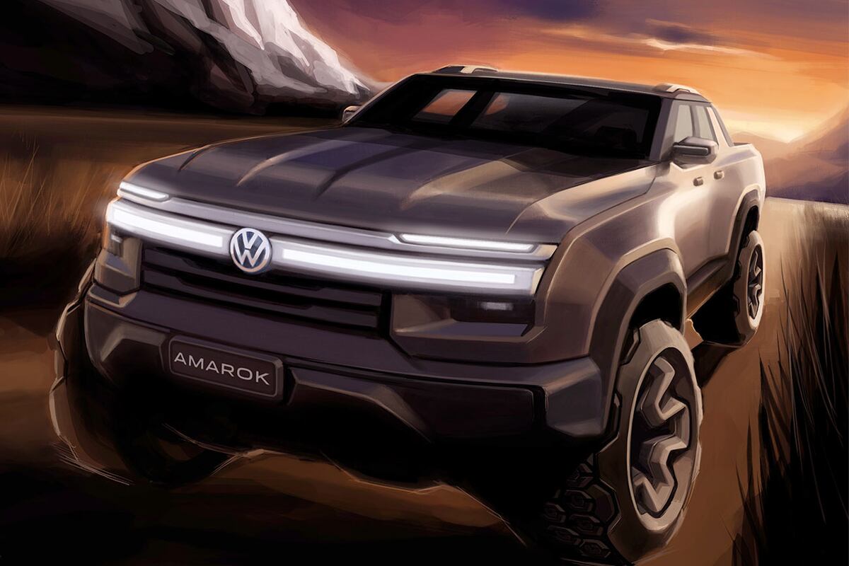 Este fue el adelanto de lo que sería la estética de la VW Amarok a partir del 2027.